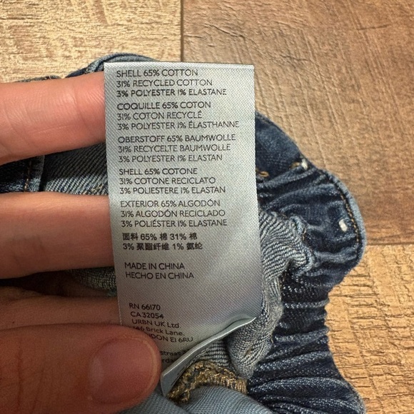 Anthropologie Pilcro The Arch Tapered Cotton Blend Jeans Size 27 - Picture 5 of 6